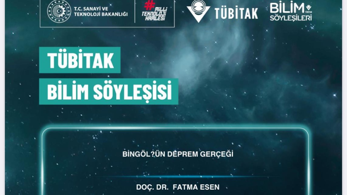Bingöl Ankara Büyükşehir Belediyesi İlkokulu TÜBİTAK Bilim Söyleşileri Kapsamında Önemli Bir Etkinliğe Ev Sahipliği Yapacak